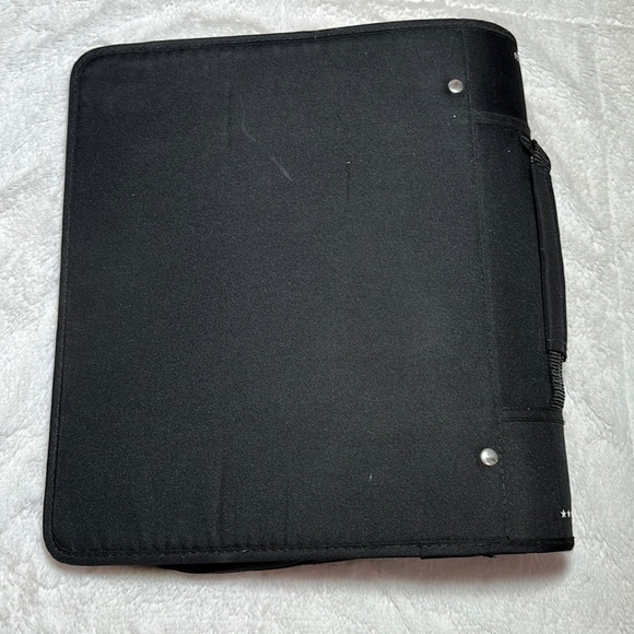 Five Star Office Mead Five Star Black 3 Ring Trapper Keeper Zipper